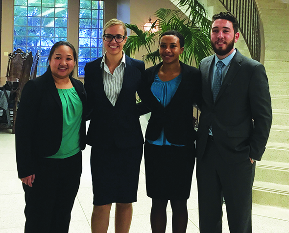 Center for Advocacy Vis Moot students