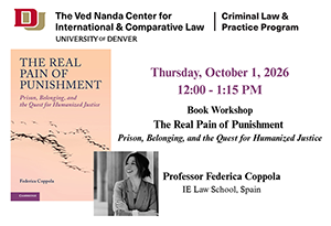 Book Workshop on "The Real Pain of Punishment"