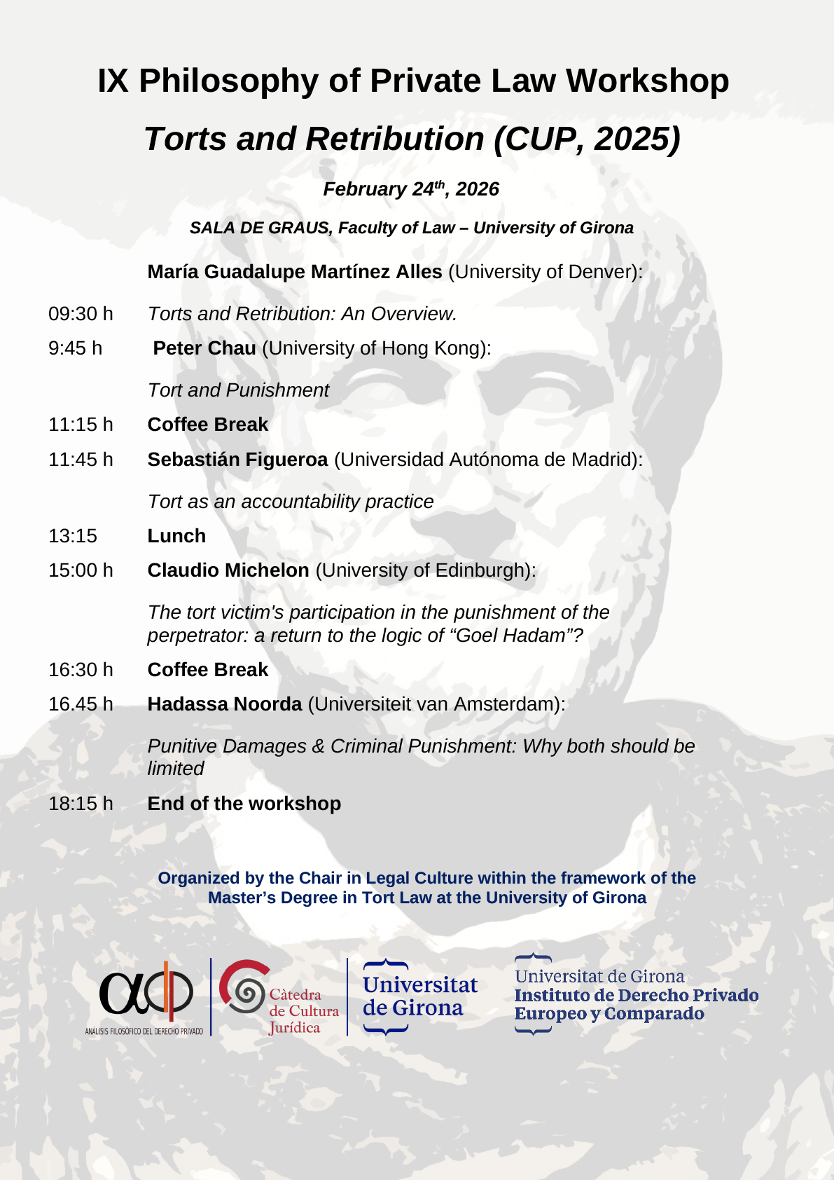 Philosophy of Private Law Workshop, February 2026