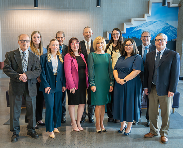 Ciancio Ciancio Brown group photo of Denver Law alumni