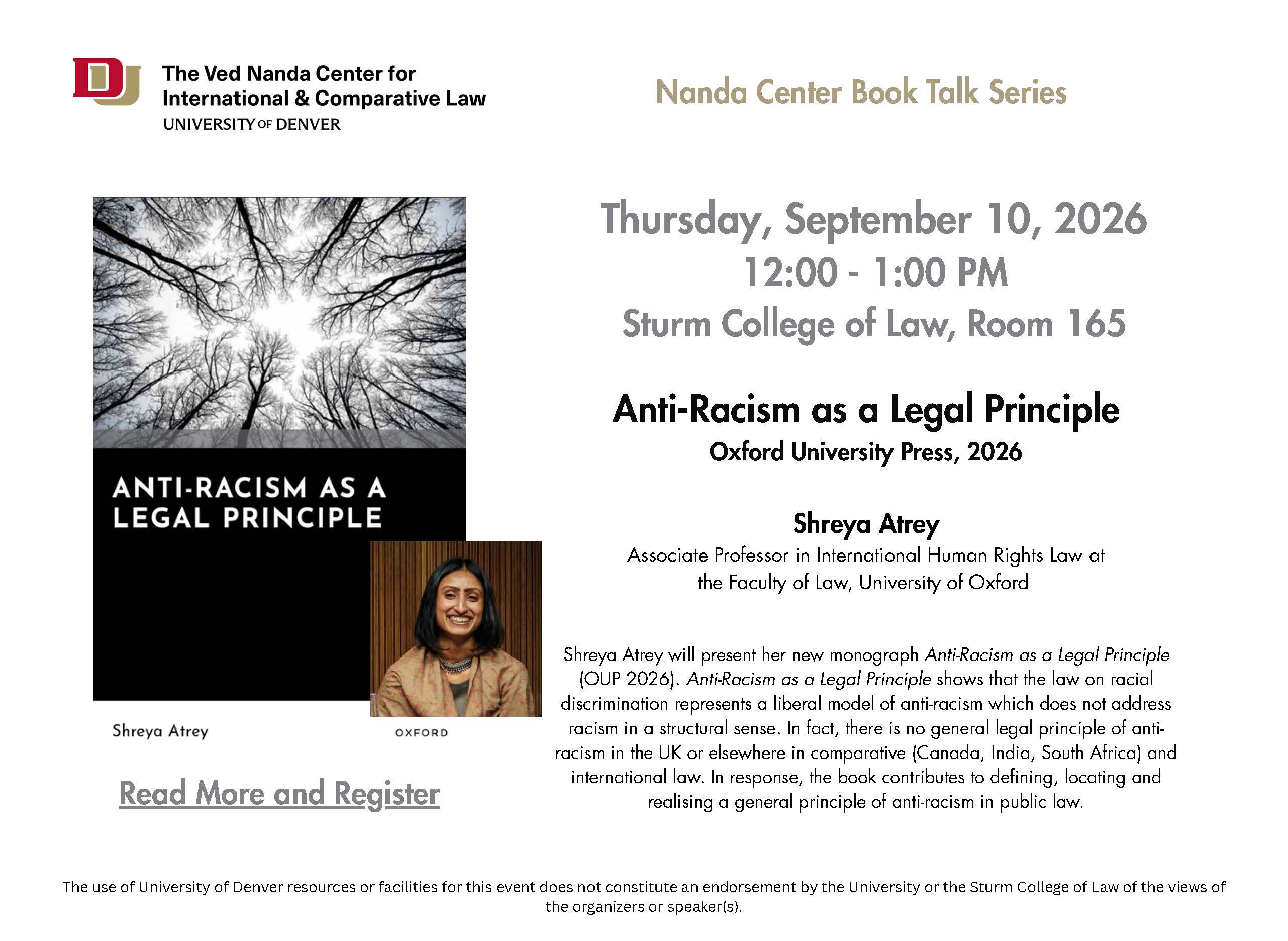 image of Anti-Discrimination event flyer