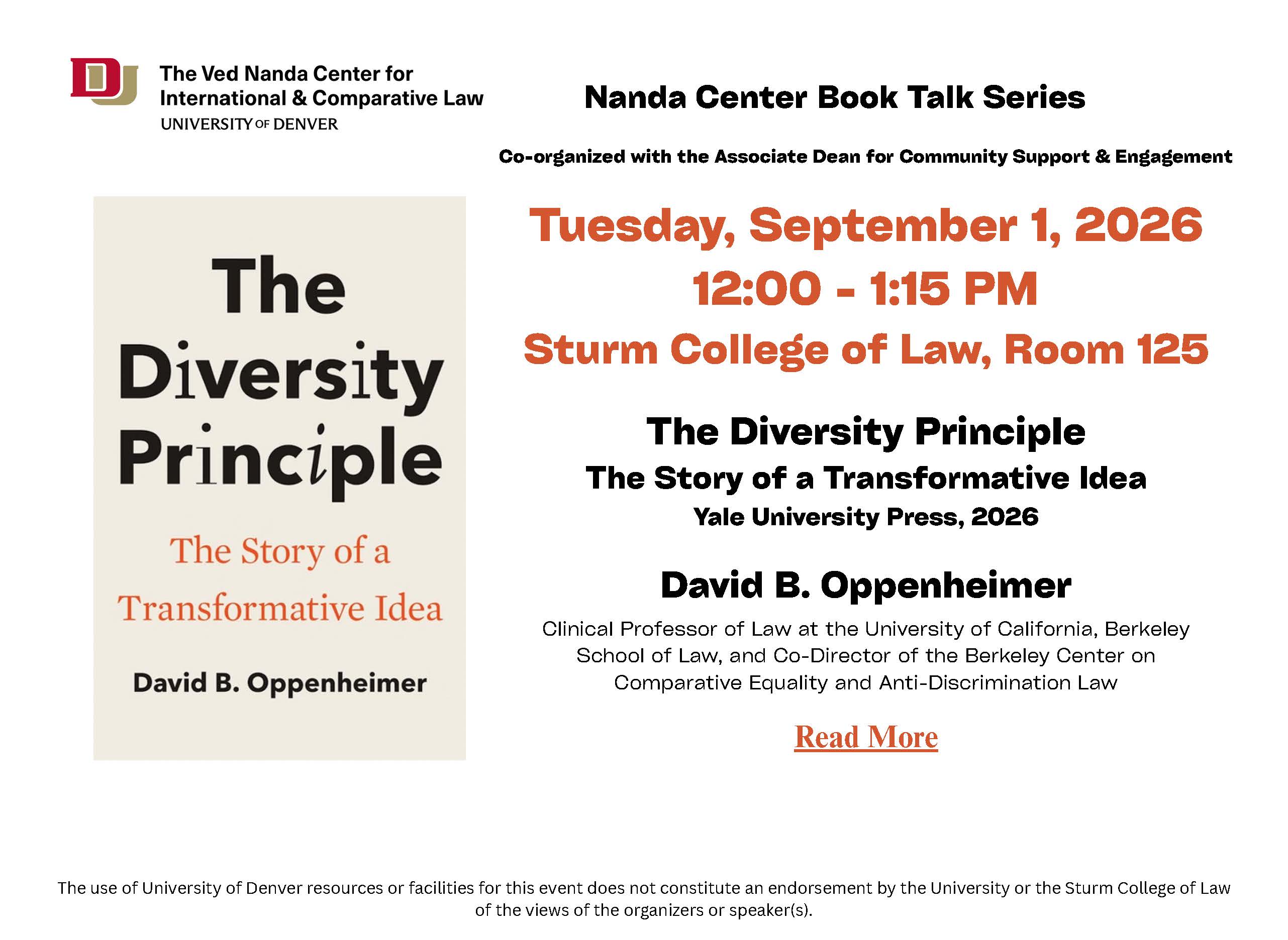 The Diversity Principle flyer image