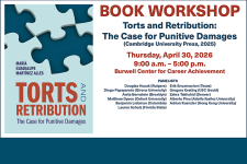 Book Workshop on Torts and Retribution