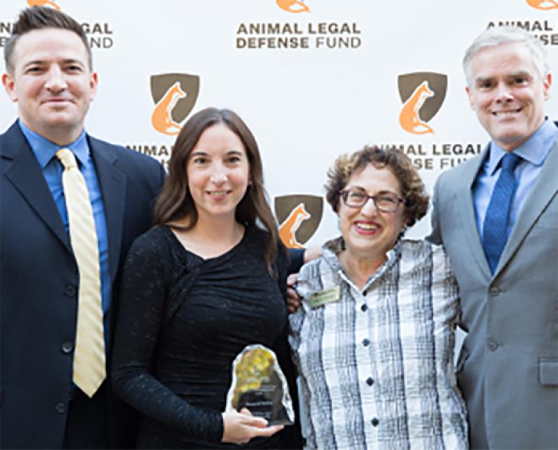 Margaret Kwoka receives ALDF award