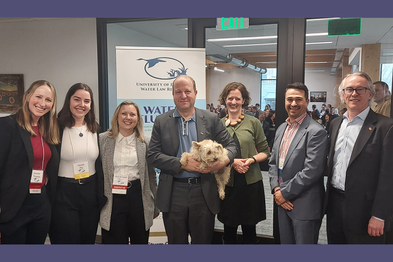 Governor Polis and Water Law Symposium Hosts