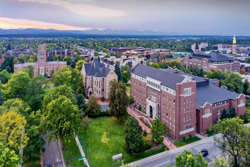 DU aerial campus