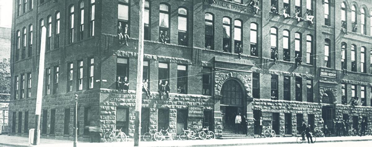 Haish Building housed the law school from 1892 to 1907